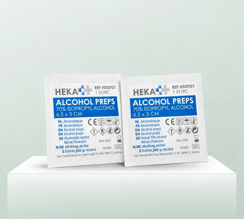 Verpakking Alcoholdoekjes(10 stuks)